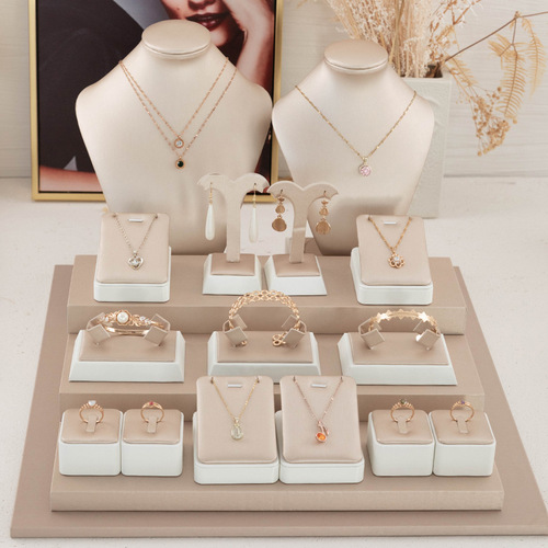 Necklace display stand neck live broadcast necklace model vertical jewelry display stand necklace hanger jewelry display props