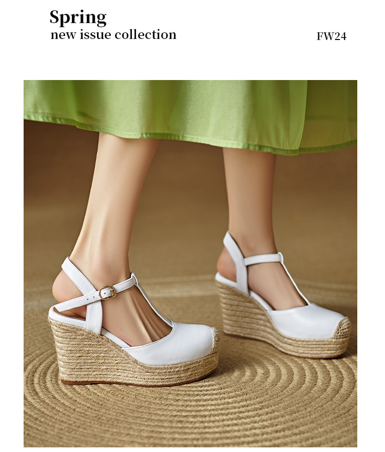 Sandal cao gót nữ mũi nhọn quai chữ T đế xuồng gót 9 cm — màu trắng, màu mơ chi tiết 10