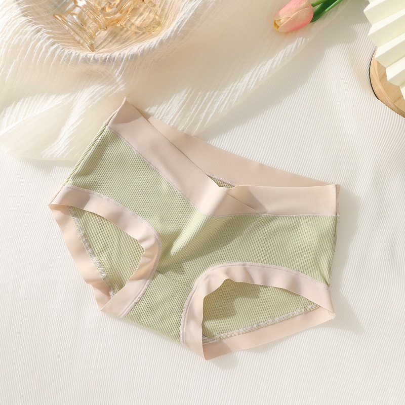 Ropa interior de las mujeres embarazadas modal verano fina entrepierna de algodón de las mujeres embarazadas temprano, medio y tarde sin costura baja cintura vientre apoyo ropa interior