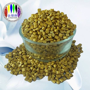 PP Rich Golden Masterbatch Прямой Производитель продаж, пластиковый специальный компьютер Masterbatch Высокая температурная стойкость ABS Gold Masterbatch