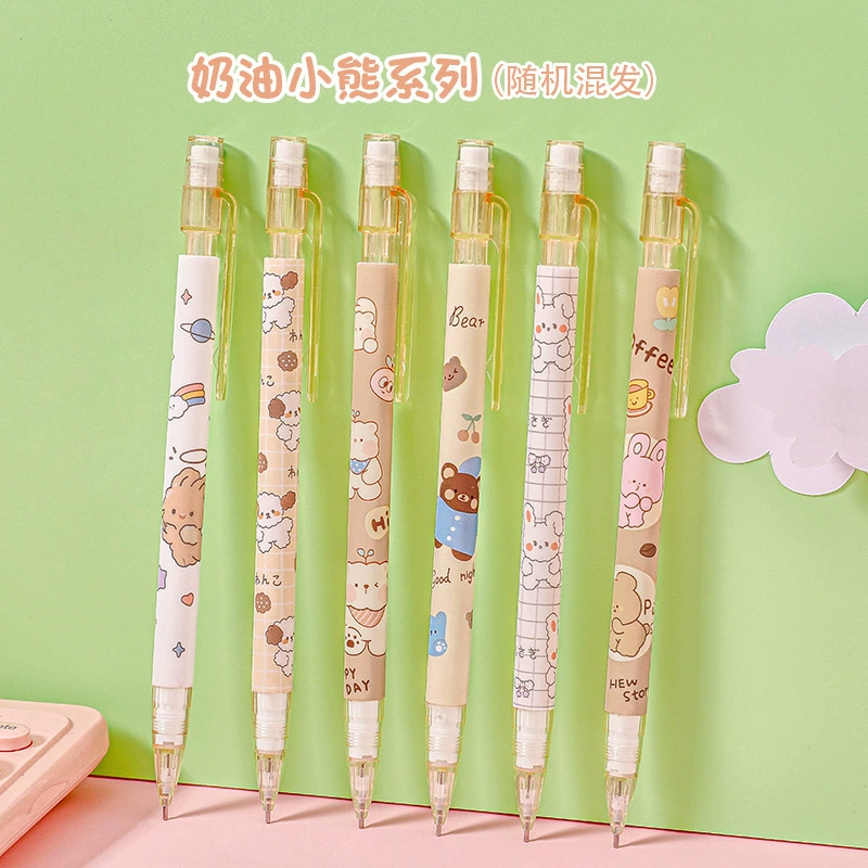 Креативные водители Automatic Pencil Pressing Pencil Animals Various Primary School Students High Beauty Value Activities Cute