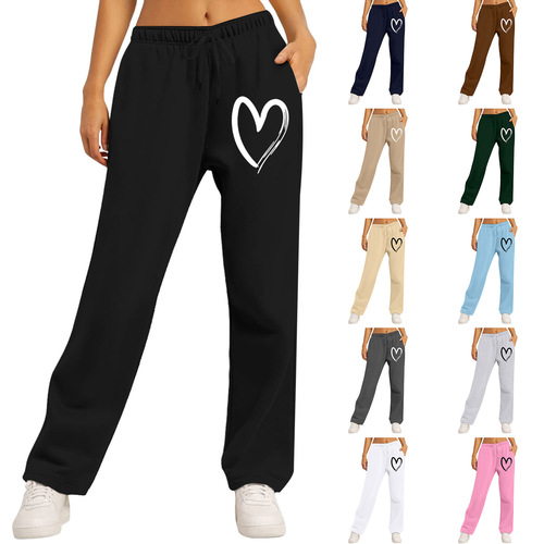 Cross into e-commerce Western and Eastern men and women same style single color casual loose lined long pants underwear