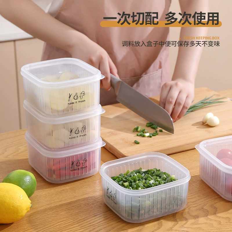Onion ginger and garlic special drain box, fresh -keeping box kitchen onion storage box, home with food and fruit storage box