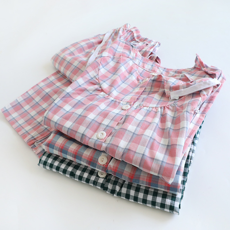 女性用リハビリ服 綿布ワンピース 春秋用理学療法服 着脱簡単 骨折術後ケア服 高齢者寝たきり用|undefined