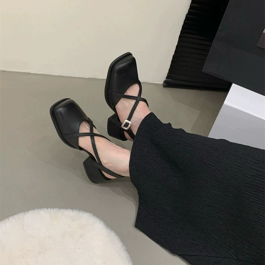 Summer sandals low-cut, french style, 2024 years