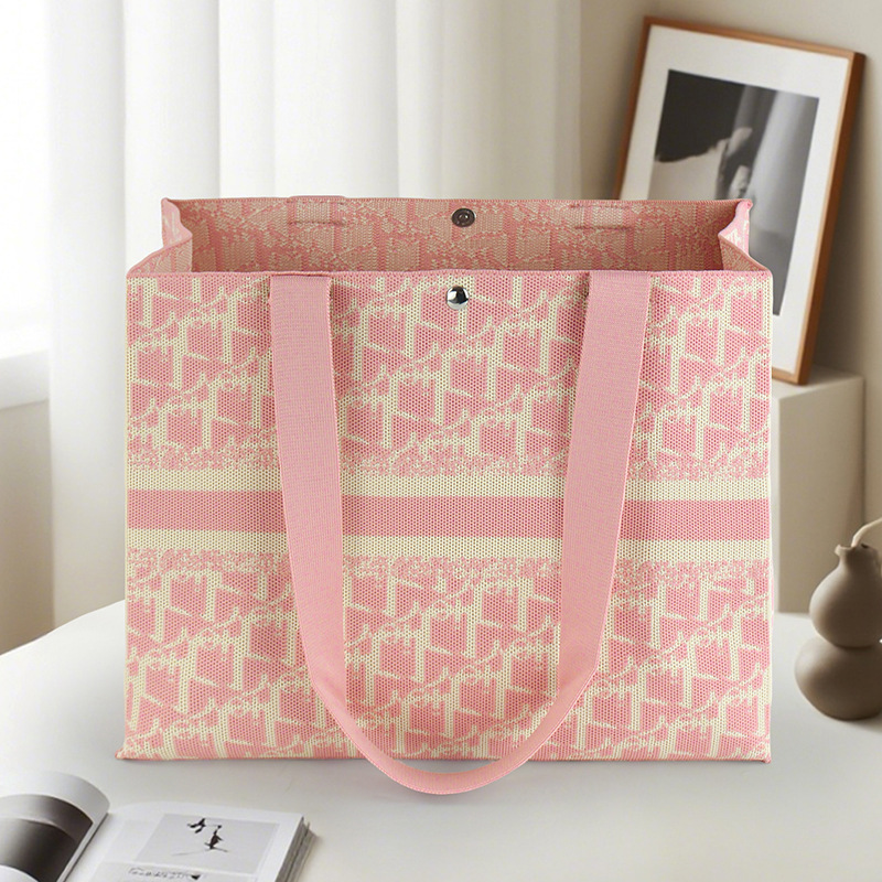 2025 popular cuadrillas de pájaros tarjetas de hombro bolsas de moda de tejido de gran capacidad bolsas de mano bolsas de compras image 9