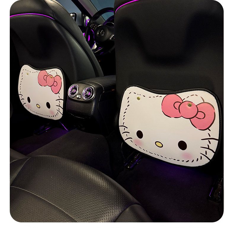 Kt Cat Car Anti-Kick Pad Universal Rear Seat Back Anti-Dirty Protective Pad Car Rear Protective Pad Anti-Wear Pad