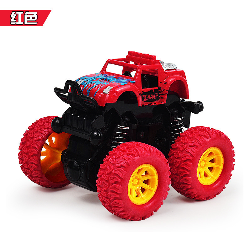 Vehículo todoterreno con tracción en las cuatro ruedas transfronterizo coche de juguete para niños doble inercia simulación de rotación de 360 grados Stunt car Stunt venta al por mayor