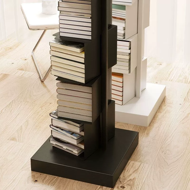 Угловой книжный шкаф для хранения, многослойная креативная книжная полка для гостиной, скандинавская маленькая настенная невидимая напольная стойка для хранения интернет-знаменитостей