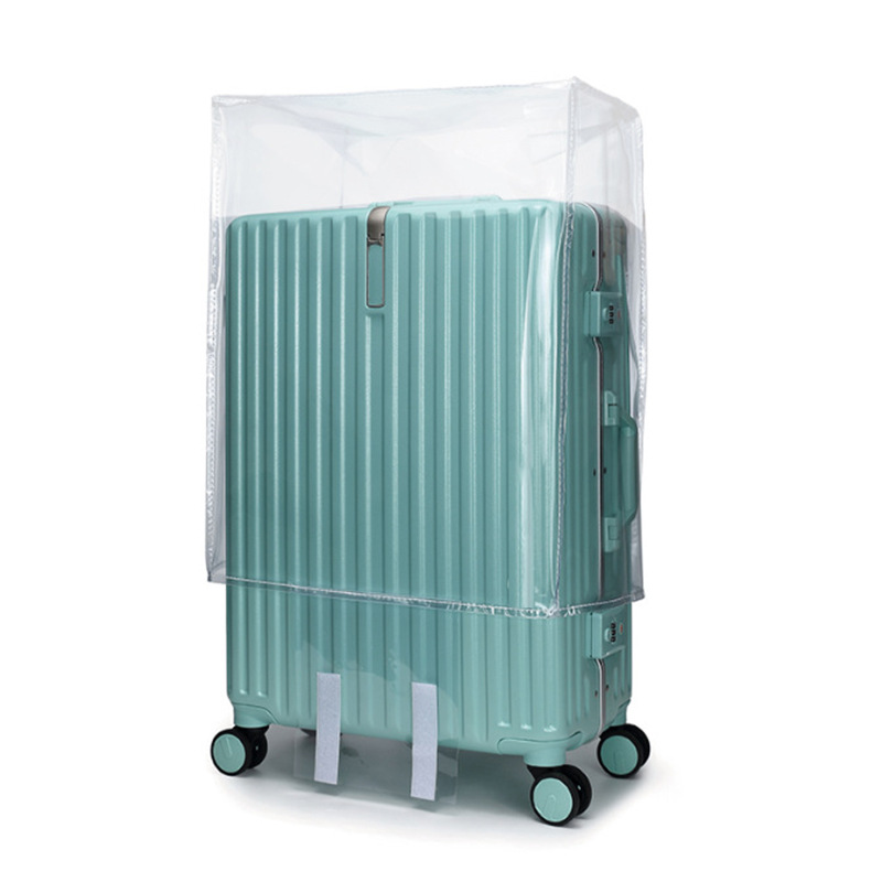 Fuente de la fábrica PVC gruesa maleta impermeable cubierta de polvo de equipaje cubierta protectora caja de la carretilla cubierta de la caja transparente