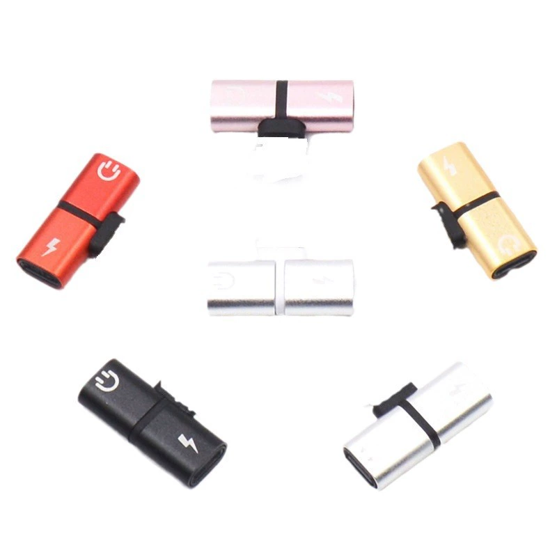Apple, compatible mobile phone, headphones charging, adapter cable, three-in-one