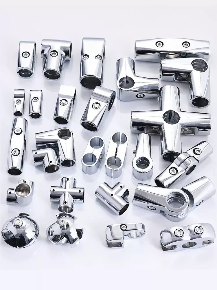 16253238 мм двухсторонний трехсторонний четырехсторонний соединитель из алюминиевого сплава из нержавеющей стали, круглая трубка