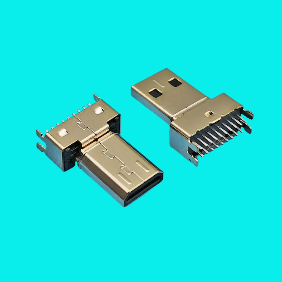 Профессиональная поставка Micro HDMI 19P Gong first splint 1.0/1.2 Micro HDMI HD интерфейс