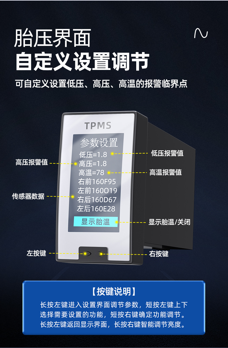 Loyalty Guard is suitable for Honda 22 Accord Yingshipai Tire Pressure Monitor Original Built-in Special Embedment