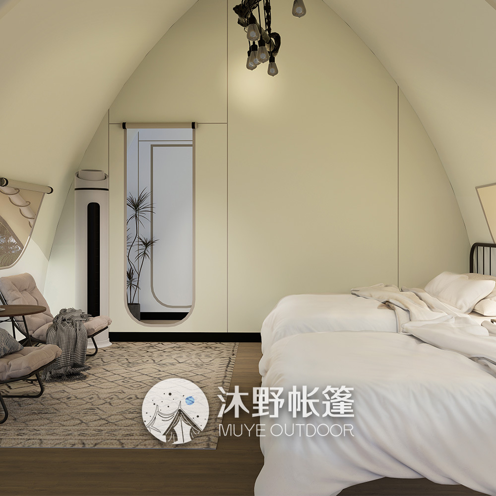 Muye - Tienda de Campaña para Campamento al Aire Libre, Alojamiento en Hotel, Resort Escénico, Camping, Habitación de Doble Capa con Vista al Cielo Estrellado