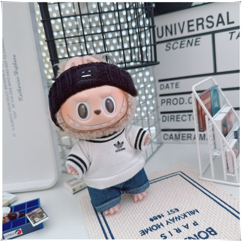 Labubu ベビー服ラブブ第一、第二、第三世代ペンダント 10-15 センチメートル綿人形ユニバーサルスウェットシャツスポーツスーツ|undefined
