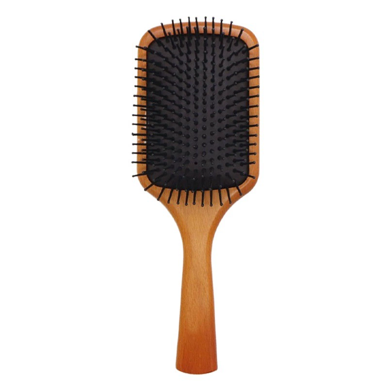 Расческа из бука с воздушной подушкой, аналог модели Aifanda, массажная расческа для кожи головы из цельного дерева, расческа из бука с гравированным логотипом, подарочная расческа, в наличии.