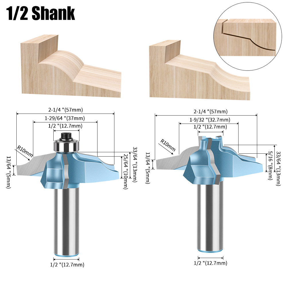 Cuchillo Xizango de tres filos de grado profesional para niños y madres, juego de cuchillos de línea, puertas y ventanas, marco Bogu, mortaja, fresa para carpintería, gabinete, puerta