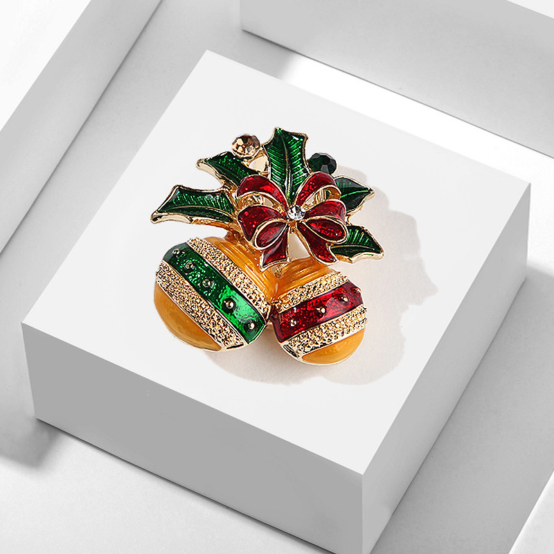 Lanhao Korean fashion cartoon simple oil drop Christmas gift honey candy brooch pin clothing pin accessories_voghion.com