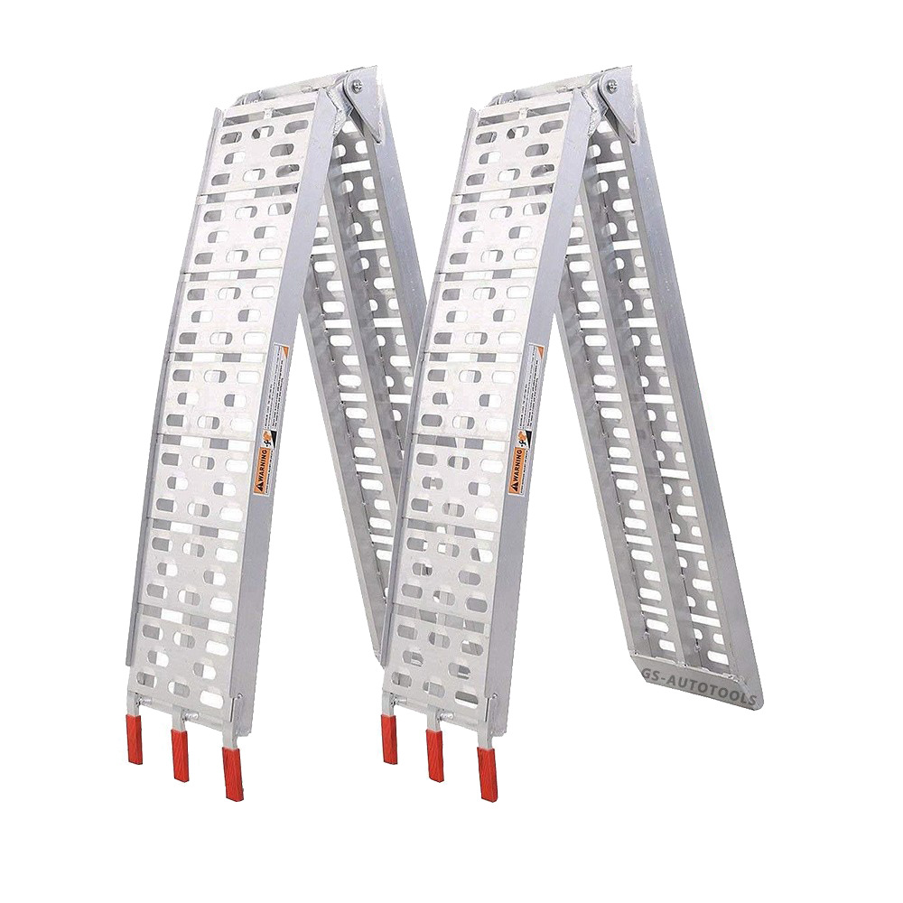 Rampa para Motocicletas, Remolque de Carga, Rampa de Aleación de Aluminio, Escalera Plegable, Escalera de Tijera