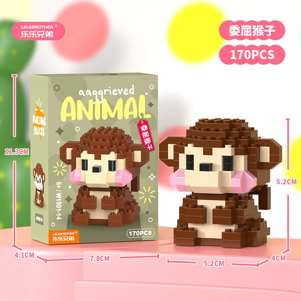 W1501-14 Wrongful Monkey 170PCS
