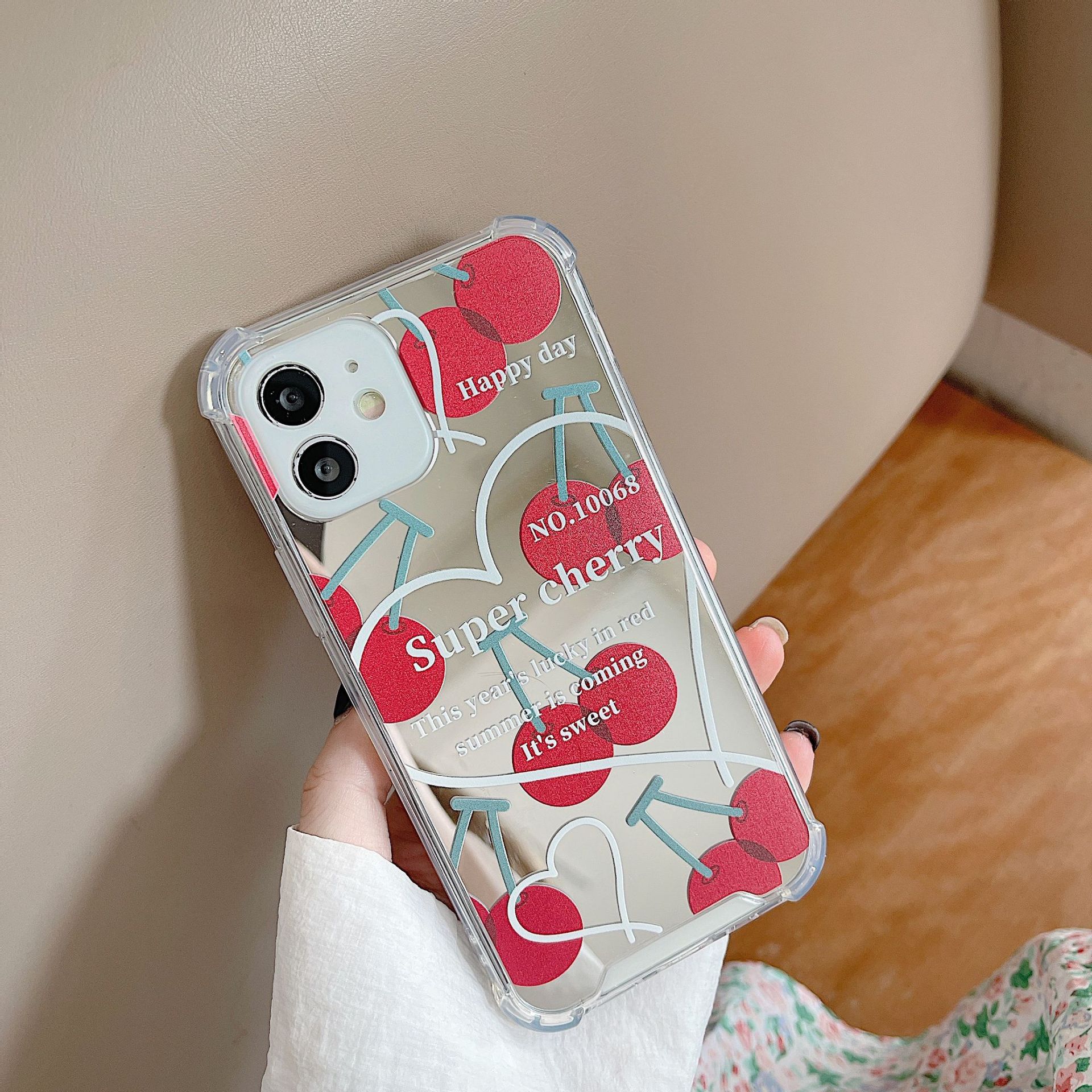40g Weight Huawei, Xiaomi, iPhone Applicable Brands Phone Cases Classification tpu Material Cherry Pattern Sweet, Simple Style Style Painted Craft Tpu Cherry Painted Sweet Simple Style Phone Cases Phone Accessories 9