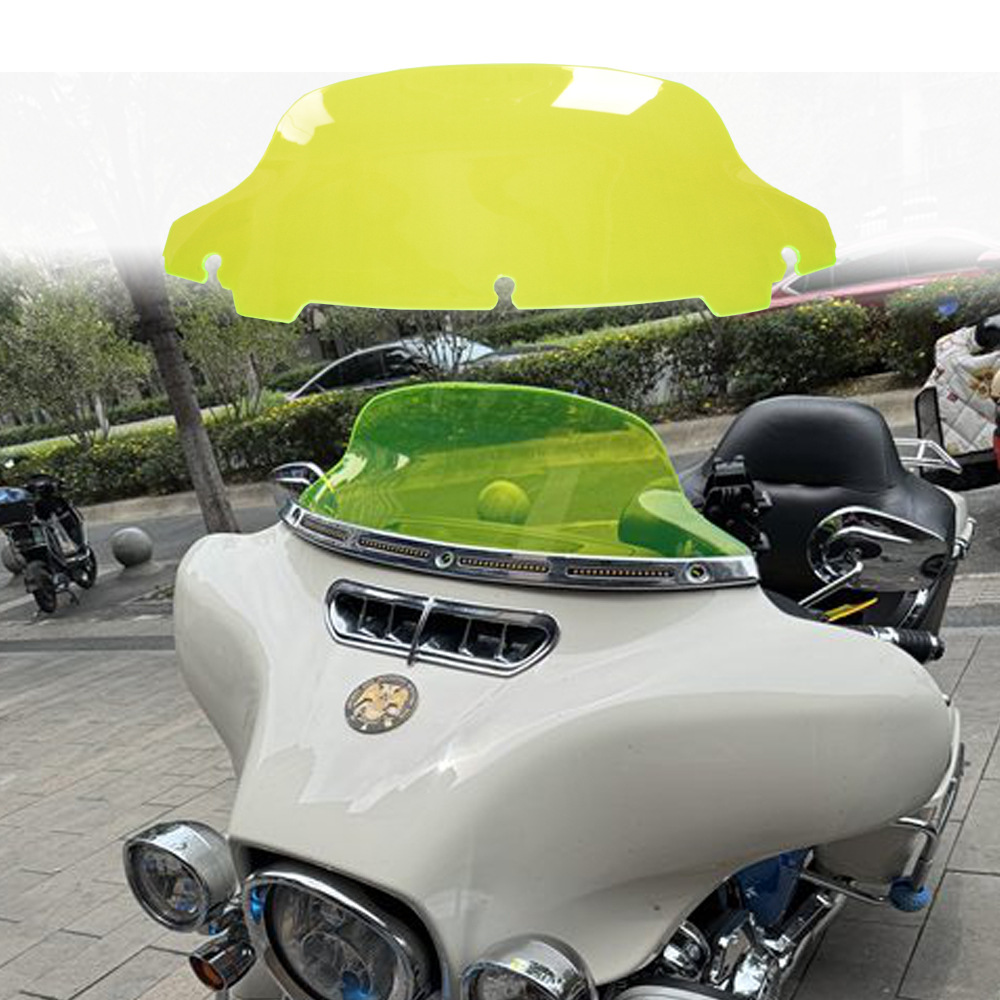 Motorcycle Windshield Suitable for Harley 14-23 Boulevard Glide 4inch High 7mm Pc Windshield in Various Colors