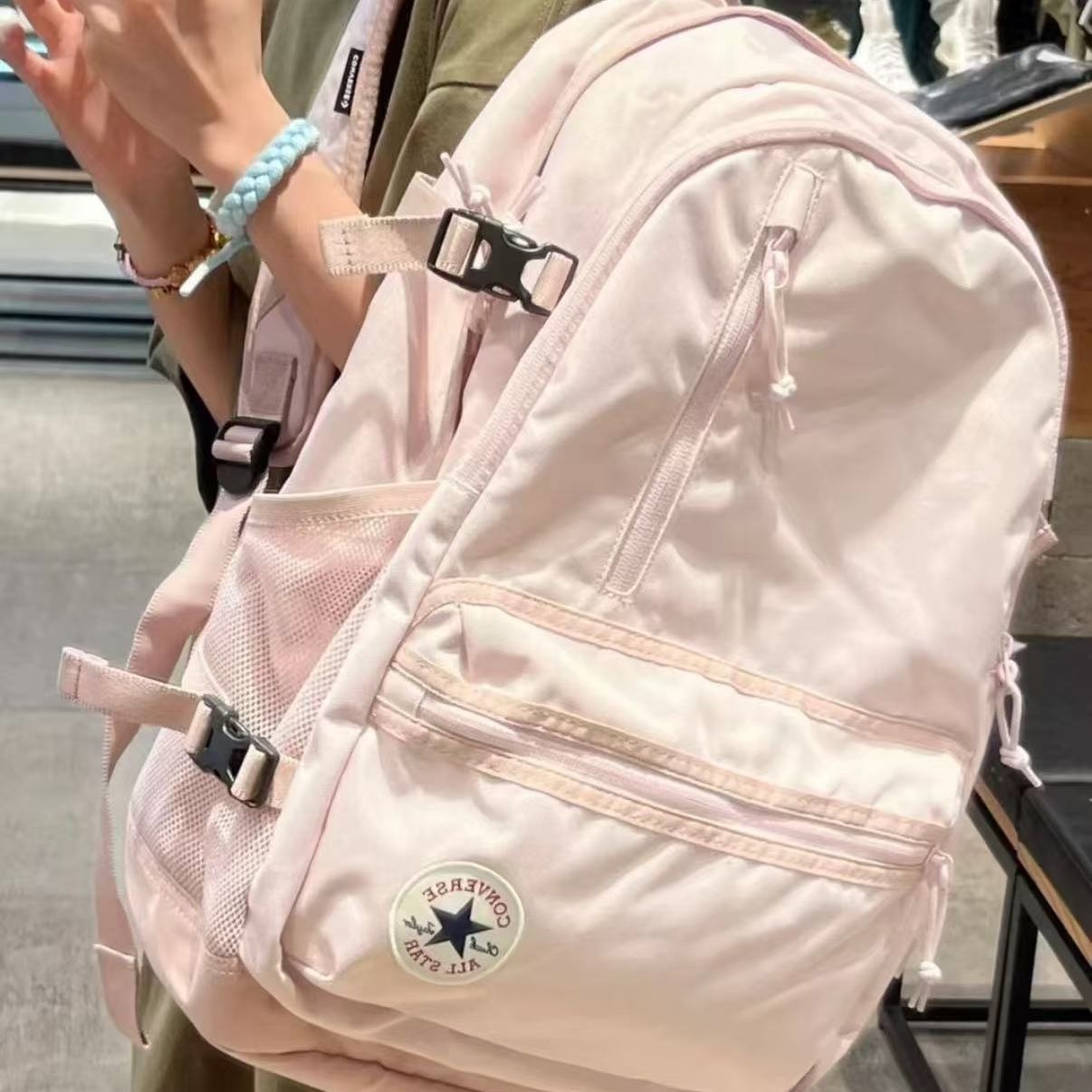 全系代发匡威经典款学生书包女休闲简约百搭双肩背包电脑潮包