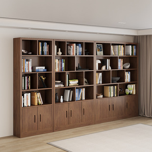 Simple Solid Wood Bookshelf Storage Rack Multi-Layer Storage Shelf Display Rack Living Room Floor-Standing Bedroom Home Storage Cabinet