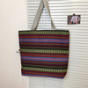 Ethnic capacious one-shoulder bag Myanmar, ethnic style, Thailand