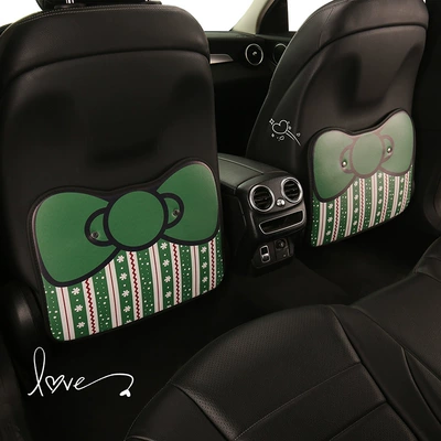 Mat Christmas Striped Anti-Kick Mat: Chair back anti-kick pad