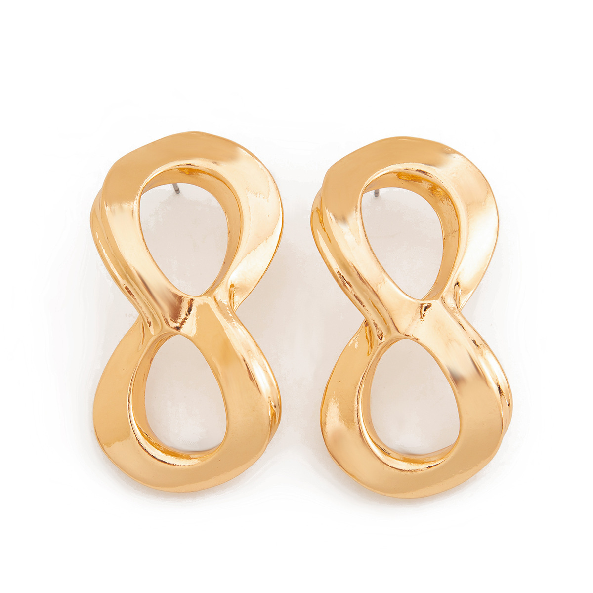 22g Weight Metal Ear Needle Material Drop Earrings, Ear Studs Classification 1 Pair Quantity Holiday, Street Occasion Metal Material Geometric, Heart Shape Pattern All Seasons Season Women's Gender Polished Finish Plating Design Retro, Classic Style Style 1 Pair Retro Classic Style Geometric Heart Shape Plating Metal Drop Earrings Ear Studs 39