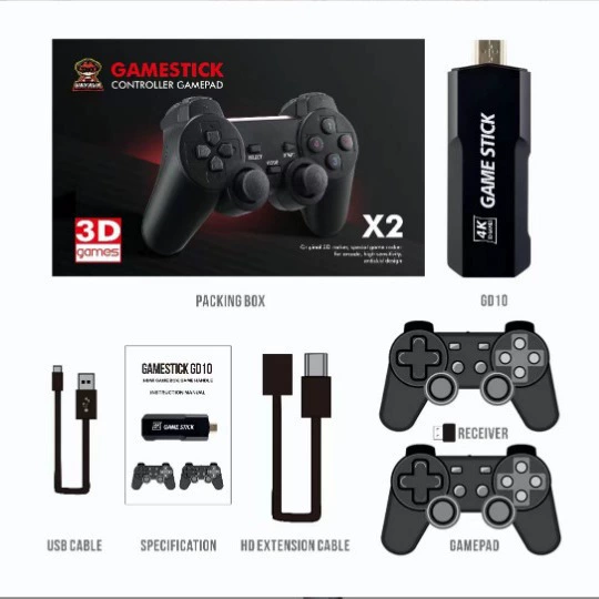 GD10 HD PSP видео-игровая приставка Pandora Game box 4K беспроводной открытый исходный код уличный боец X2