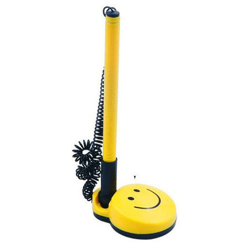Smiling Face Anti-Lost Phone Desk Sticky Net Internet Cafe Supplies, Internet Gaming Cafe – A Slight Smile: Counter-Stickable Desk Pens