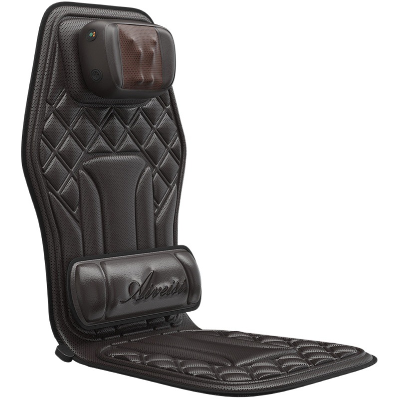 Masajeador cervical para el hogar y el coche, cojín de masaje multifuncional con calefacción y vibración para cuello y espalda, cojín para asiento, dropshipping. image 1