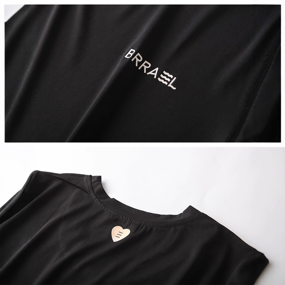 Fábrica al por mayor coreano de secado rápido Camiseta slim-Fit camisa de manga corta Camiseta stretch fitness deportes yoga top
