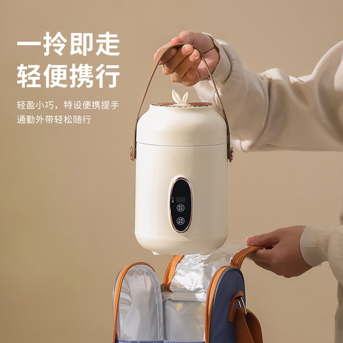 Portable health pot, household small multi-functional electric stew cup, office mini porridge artifact, automatic health cup