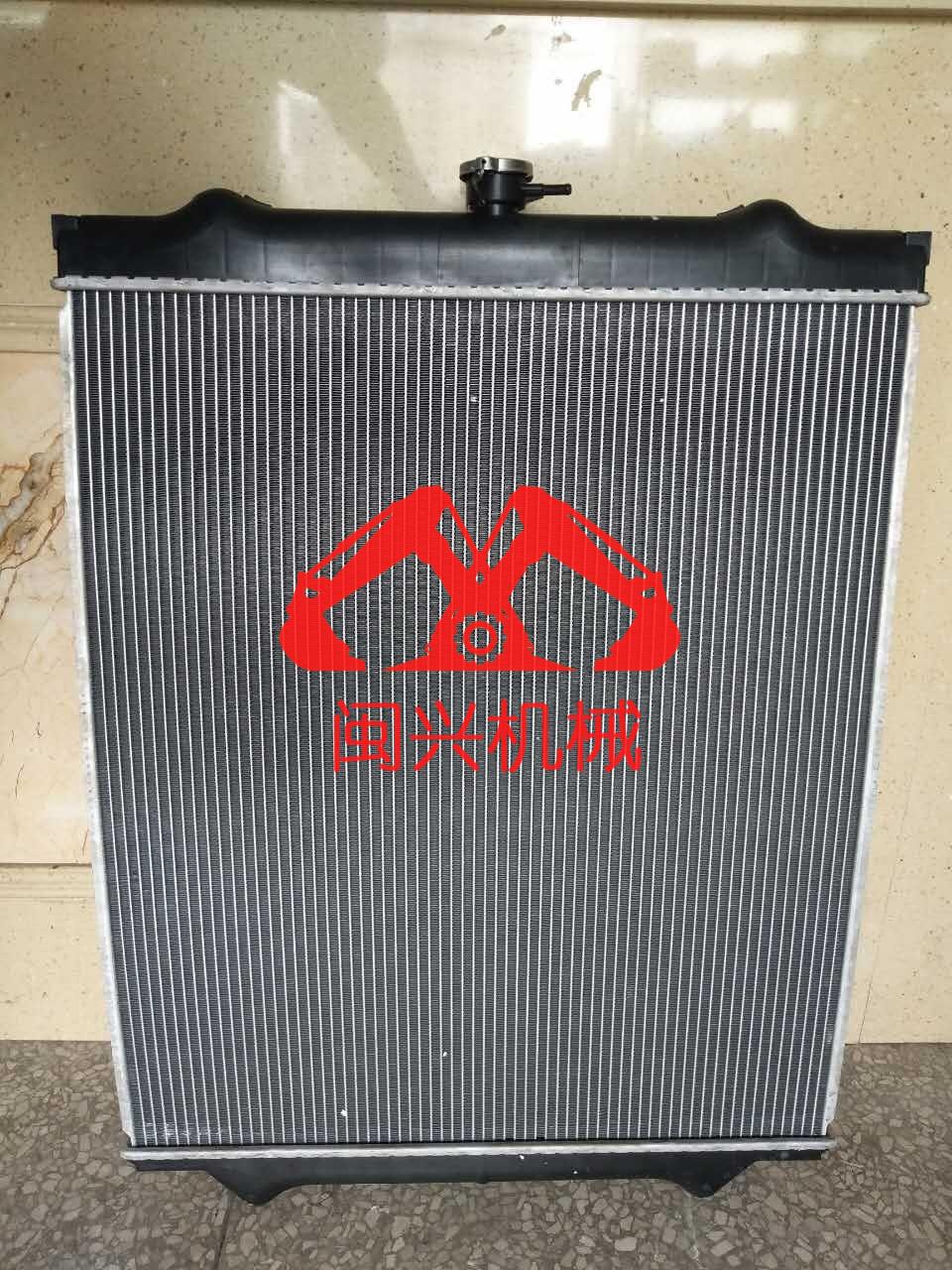 适用日立ZX120-6挖机原装铝塑水箱总成散热器水箱水冷器