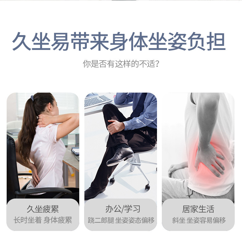 Car Seat Cushion Memory Foam Lumbar Pillow Backrest Cushion Car Seat Backrest Chair Car Seat Driving Suv Rear Seat Adapter