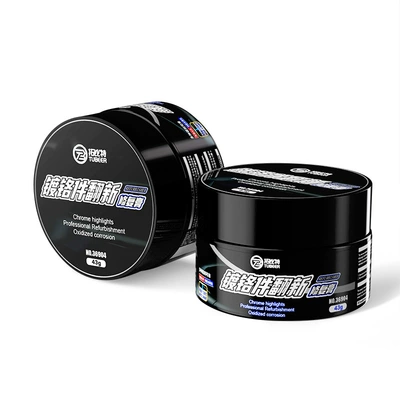 Car doors and windows chrome plated strip repair metal polishing paste bright strip renovation paste chrome plated parts repair renovation cleaning agent (Cleaning/curing agent) - chrome-plated-parts-repair-paste-43g