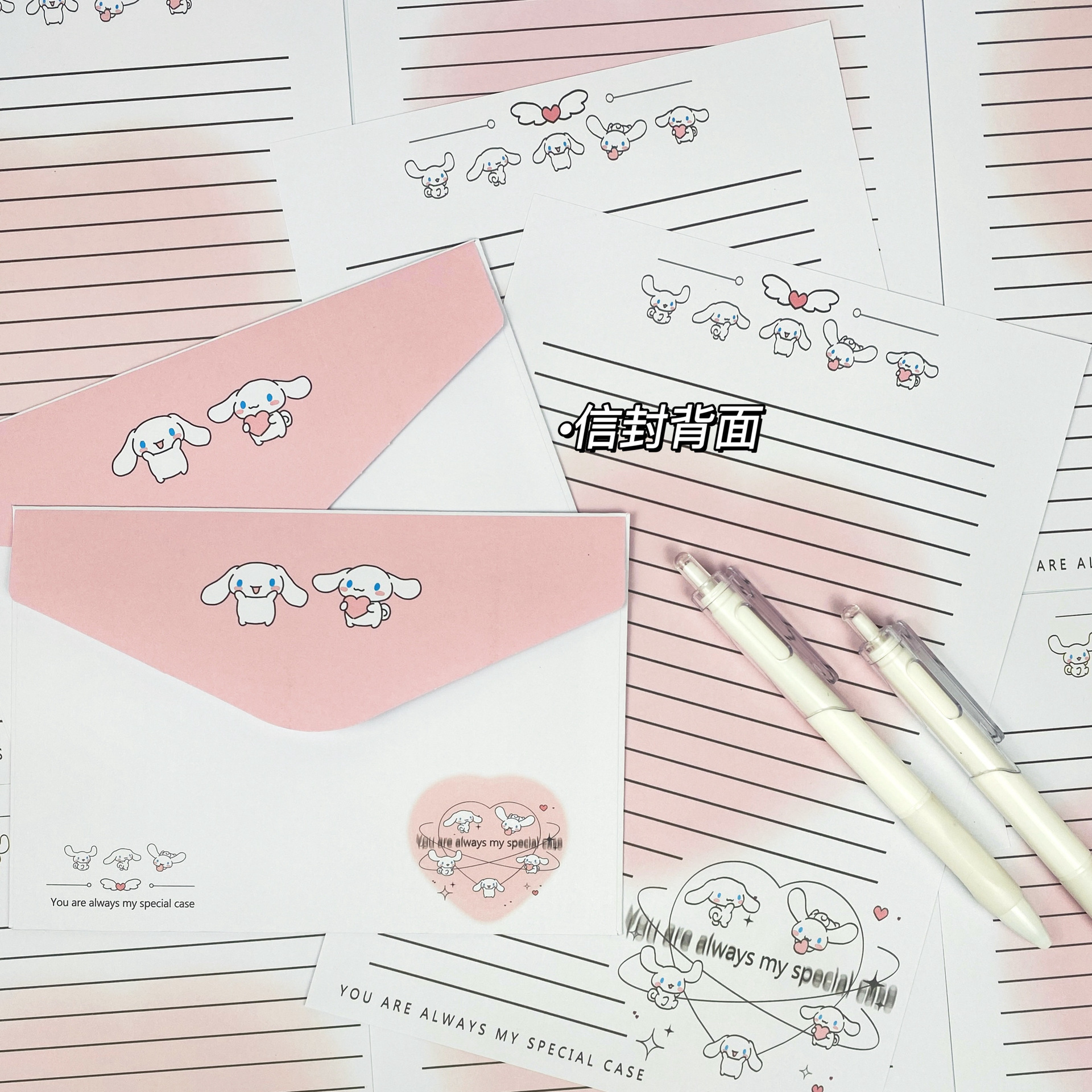 Nuevo sobre chino de amor jade Gui perro encantador papel de carta de regalo de cumpleaños del campus exquisito papel de carta