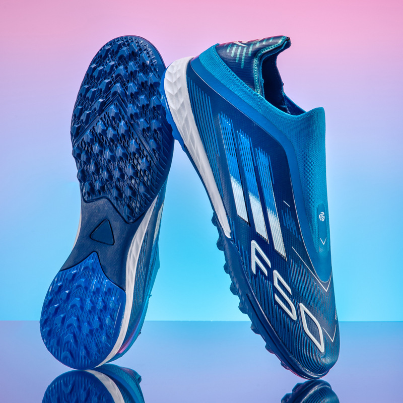 Zapatos de Fútbol de Corte Bajo F50 de TPU y Caucho Transpirable para Césped Artificial