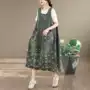 大码水洗中长新款连衣裙