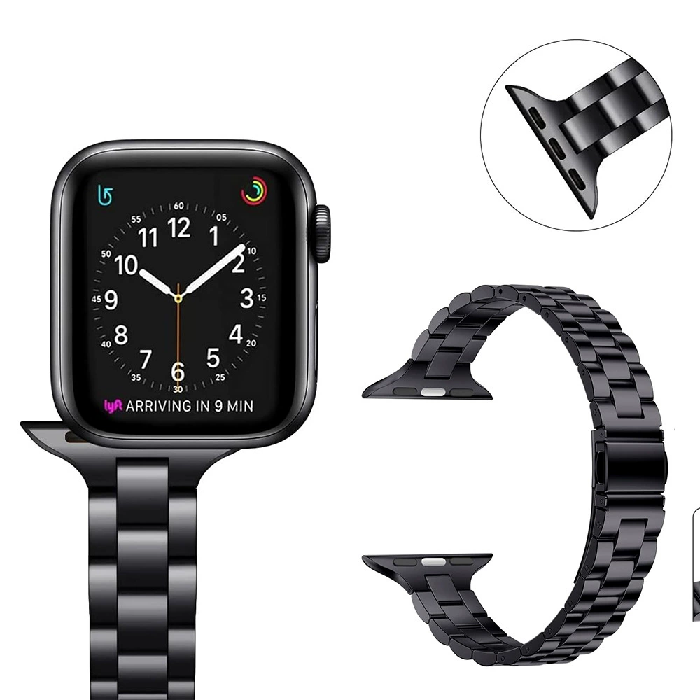 Apple, ремешок для часов из нержавеющей стали, 14мм