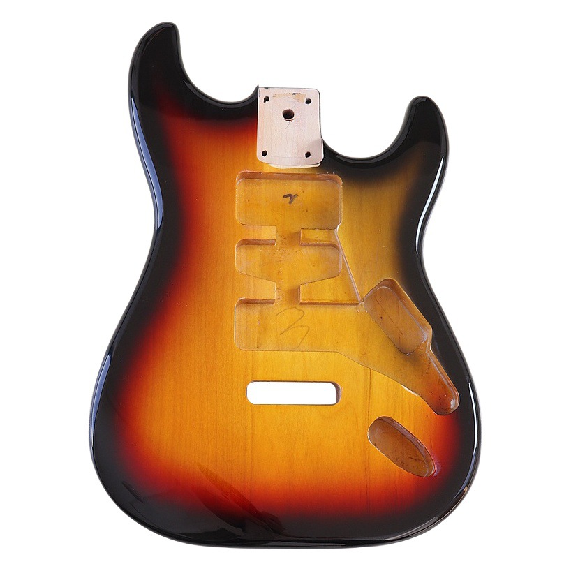 Cuerpo de la guitarra eléctrica Sunset color cuerpo de la guitarra solo-Shake accesorios de instrumentos musicales modificados DIY cuerpo de la guitarra eléctrica