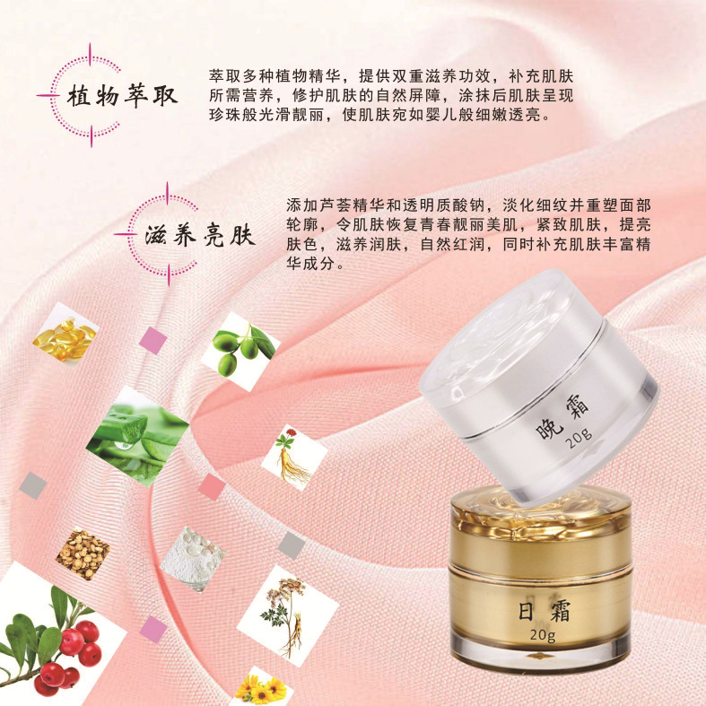 正品植物精华美颜霜Dr.h美颜净肤日霜20g晚霜20g套装增白淡化色斑|undefined