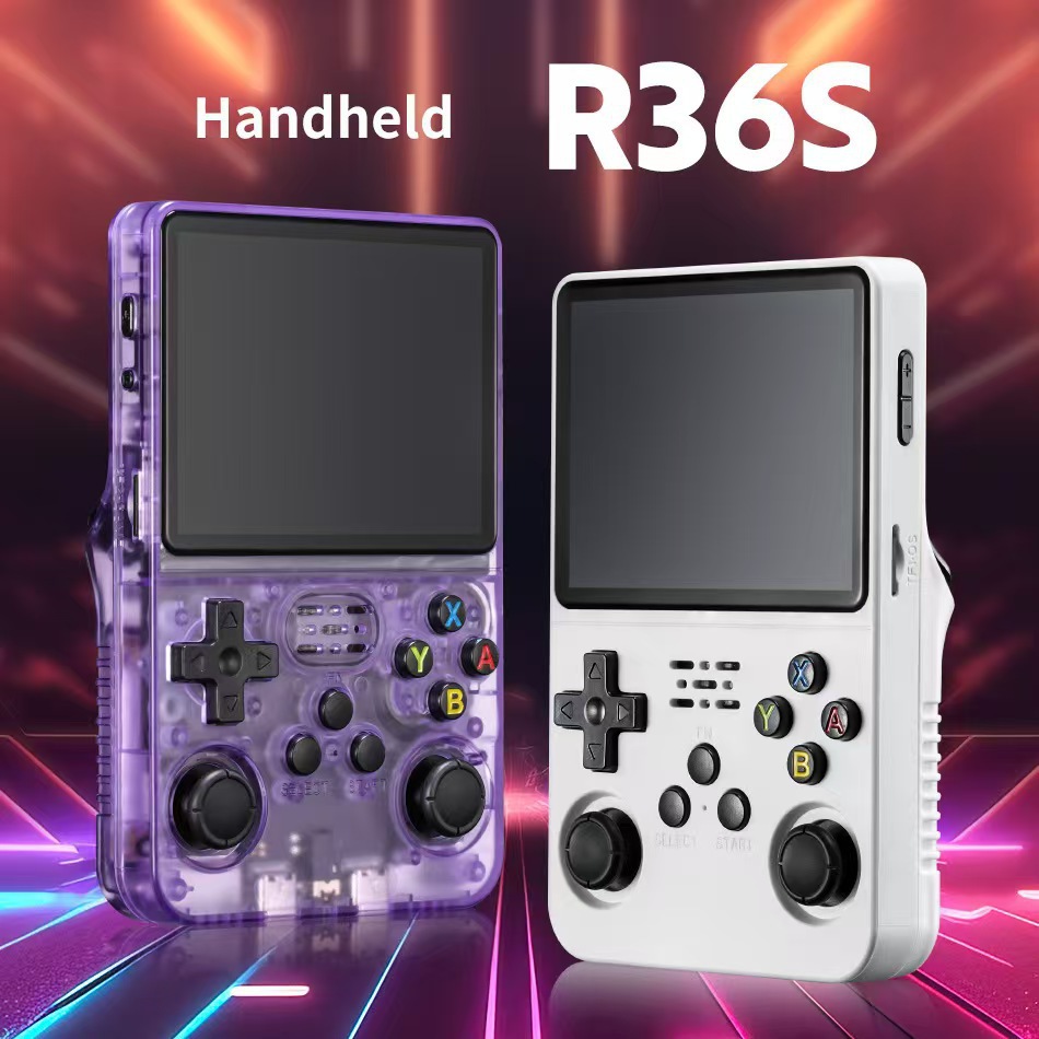 R36S Game Console 3.5-inch HD Large Screen GTA Retro Classic Portable Arcade PSP Handheld Game Console
