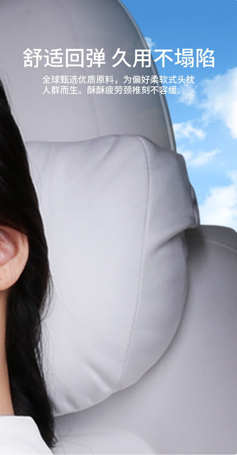 Suitable for the Updated Version of Model 3/Y Tesla Headrest, Neck Pillow, Yl Lumbar Cushion, Seat Modification Accessories