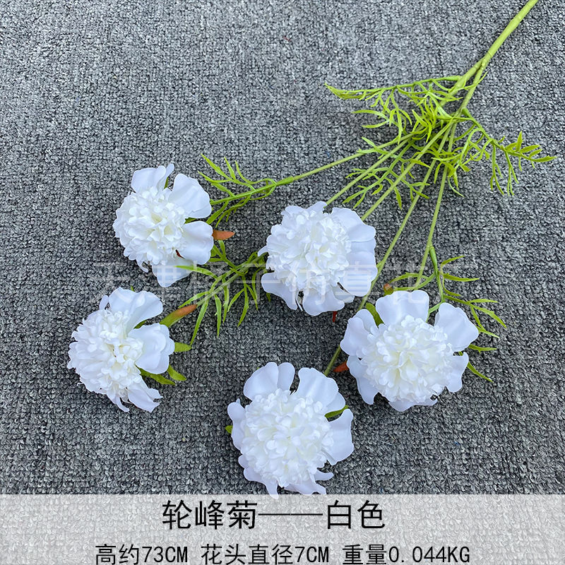 Flores de boda de alta calidad de flores de madera verde de bambú y lirio de pino masson de alta calidad