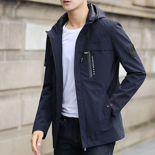 Men's Winter Cotton Jacket with Fleece and Thickening, Mid-Youth Winter Outfit, Long-Sleeved Cotton Puffer Jacket, Warm and Cold-Proof Men